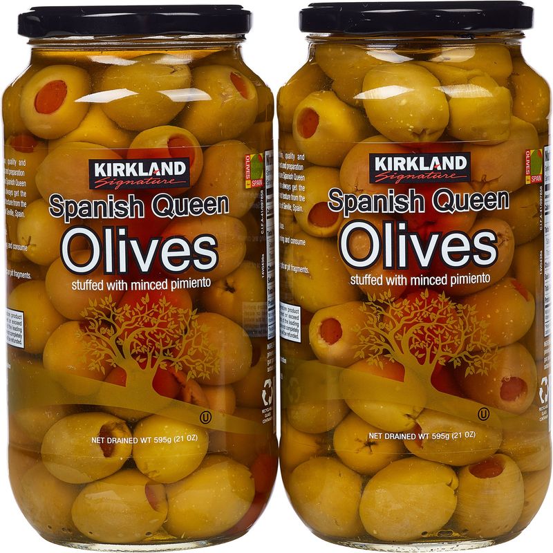 Kirkland Signature Spanish Queen Olives 2/21 oz