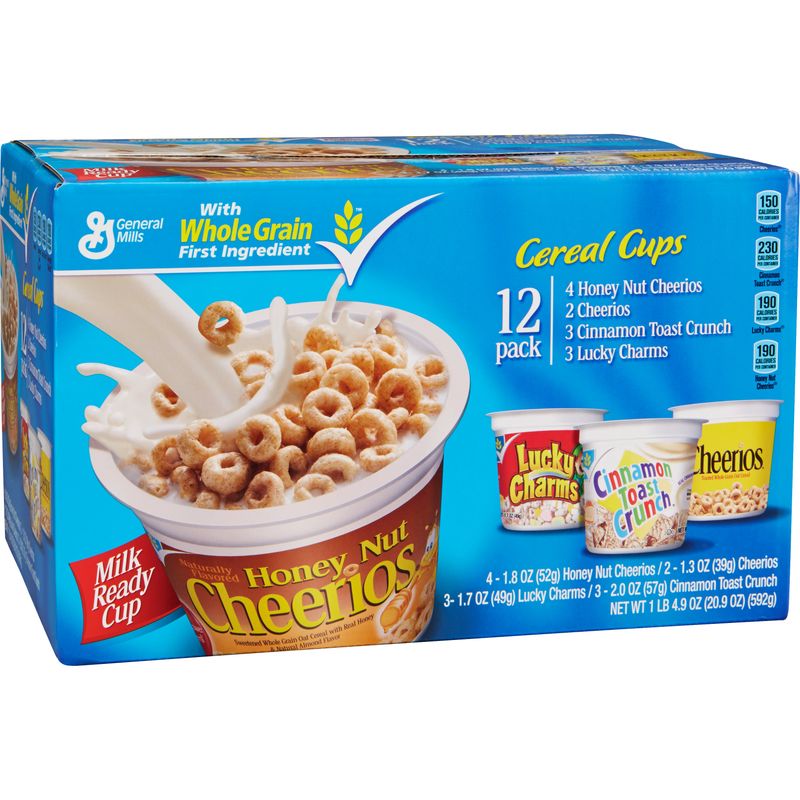General Mills Cereal Cup Variety 12 ct