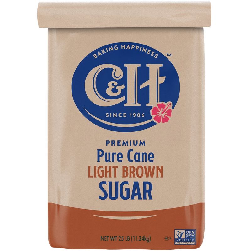 C & H Pure Cane Brown Sugar 25 lbs