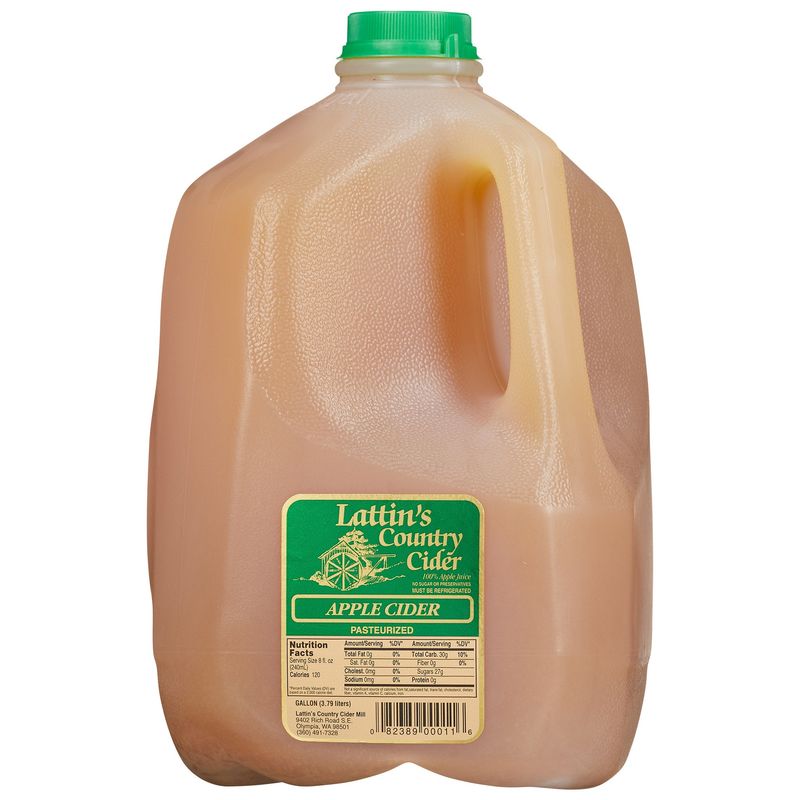 Lattin'S Apple Cider 128oz