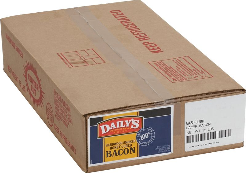 Daily'S Honey Cured 10/12 ct Layer Bacon 15 Pounds