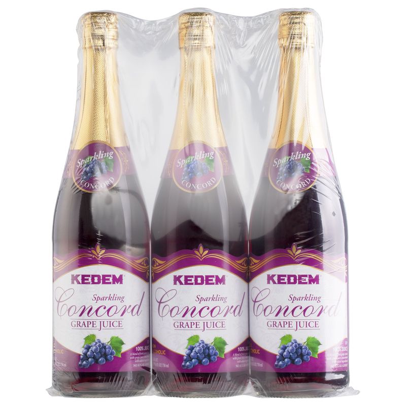 Kedem Sparkling Grape Juice 3/25.4 oz