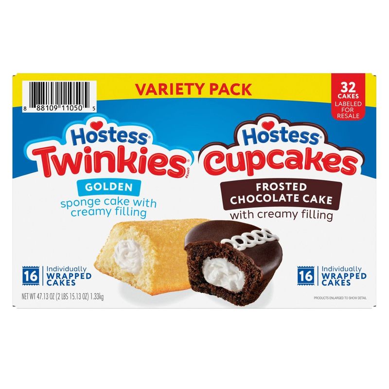 Hostess Cupcakes & Twinkies 32 Count 47.13 Ounces
