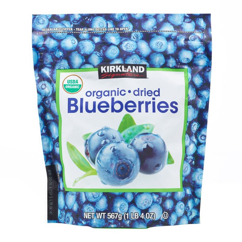 Kirkland Signature Organic Dried Blueberries 20 oz