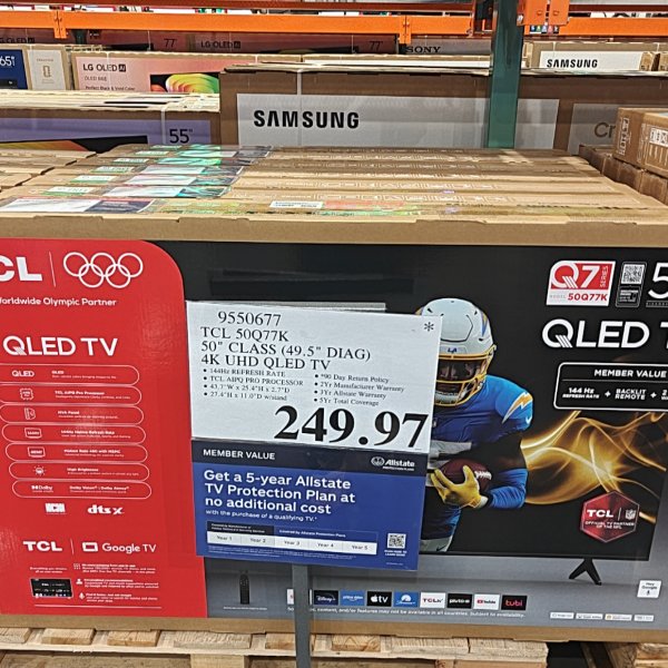 Tcl 50q77k 50¨ Class (49.5¨ Diag) 4k UHD QLED TV