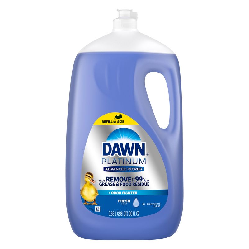 Dawn Advanced Power Platinum Liquid Dish 90 Ounce Bottle