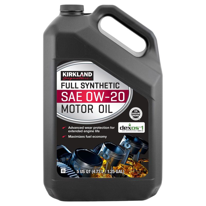 Kirkland Signature Full Synthetic 0w20 2-5qt(4.73l) Bottles